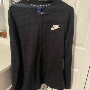 Nike black zip up